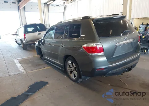 2013 Toyota Highlander Limited V6 z USA, uszkodzony, nr VIN 5TDDK3EH5DS177898